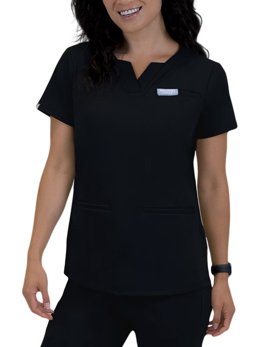 Doctor's Choice Pro Fit Antimicrobial Moisture Wicking Women's Scrub Top